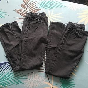 3/$6 2 pairs of Vigoss Brooklyn Black Jeans Jeggings